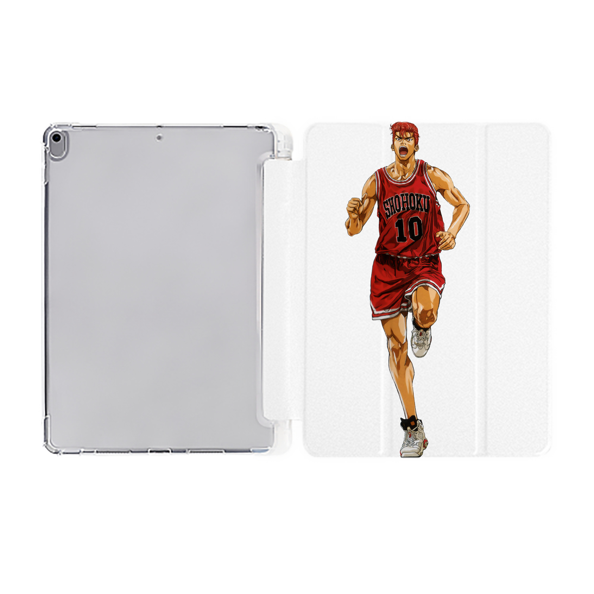 （画像用） SLAM DUNK／スラムダンク IPad ケース ペン収納付き 三つ折りスタンド PUレザー×シリコン 対応機種9.5/10.5/10.9インチ